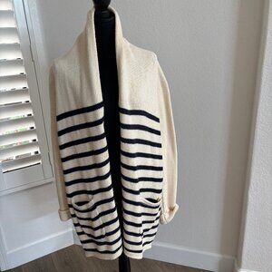 J CREW oversized open front Cardigan